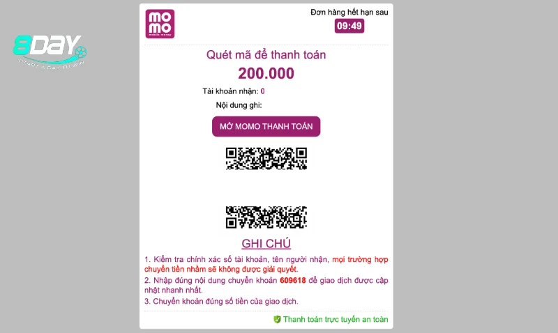 Lựa chọn phương thức nạp tiền 8Day phù hợp