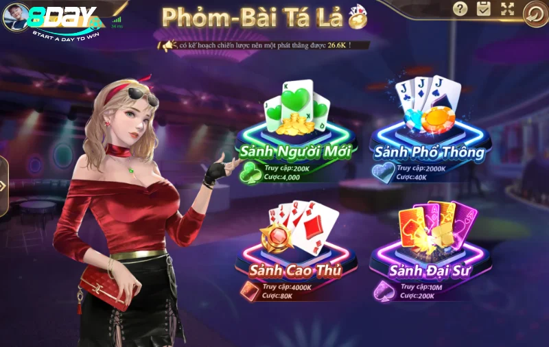 Tìm hiểu về game bài Phỏm 8Day