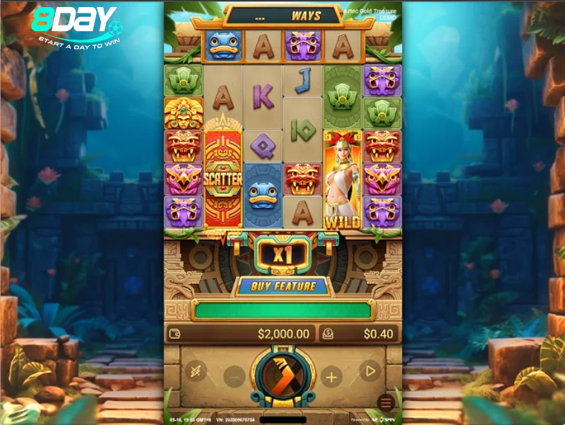 Giới thiệu chi tiết về Aztec Gold Treasure 8Day